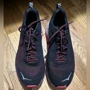 Hoka Red and Black Men’s Size 9